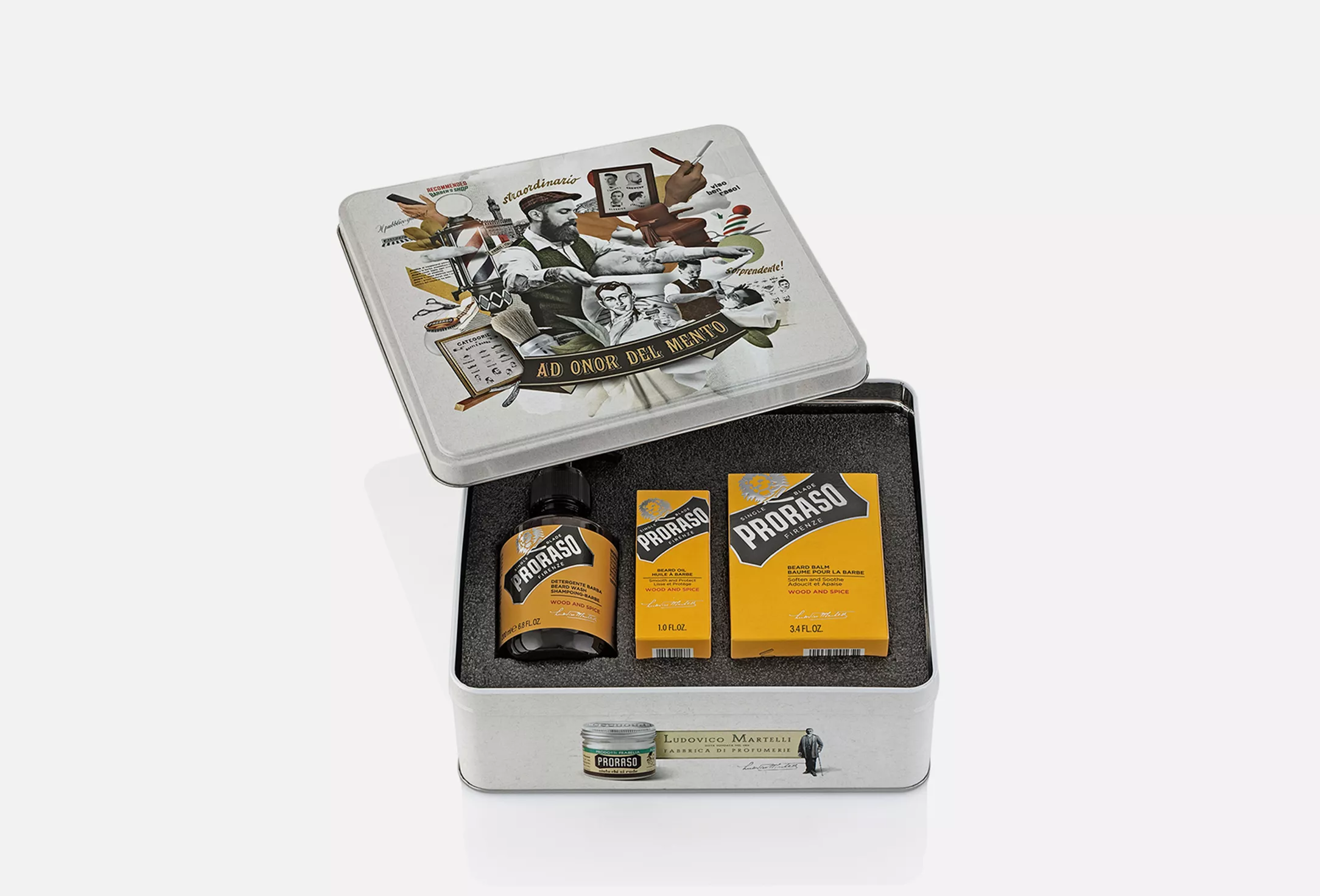 Набор для бороды и усов Proraso Wood and Spice